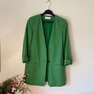 Mango Green Women's Blazer